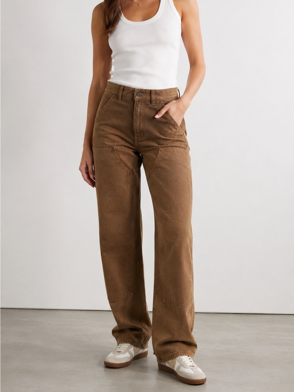 Filippa K Women’s Brown Carpenter Cargo Jeans Size 30